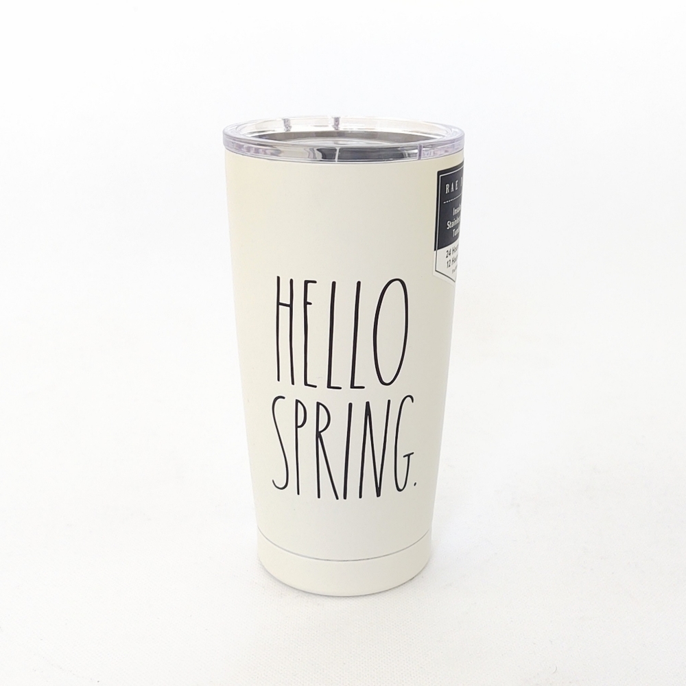 RAE DUNN Insulated Stainless Steel Tumbler Spring